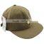 Khaki Color Unisex 6 Panel Fashion Custom Corduroy Cap Snapback with Leather Strap Metal Buckle Closure