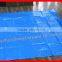 toughest medium duty canvas tarpaulin roll blue&silver,PE tarpaulin cover