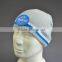 Acrylic beanie hat with rubber patch logo