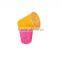 high quality trash bin metal flower office trash bin