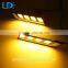 2016 hot sale metal housing 21cm drl led daytime running light turn signal light