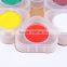 2016 High Quality Body Hexagonal Triangular Plastic Box Pack Solid Watercolor Cake,Colorful Water Color Cake