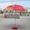 dia 188cm polyester material sun protection umbrella with branded printing