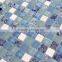 SMS01 Crystal mixed stone mosaic Premium mosaic tile Blue glass mosaic tile