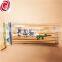 Chinese factory flatware bamboo disposable twin chopsticks for wholesale