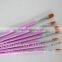 7pcs Synthetic painting brush set with lowest price