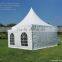 white wedding outdoor high peak pavilion pagoda tent 6x6m decorated tent