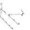 supermarket metal slatwall hanging display hook