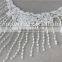 dots fringe collar design for neck, beautiful embroidery fringe collars