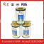 konwah round serous food tins for UN,ISO,SGS,CQC