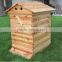 New design honey self flowing wood bee hive with flow frames