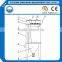 Dust catcher or dust collector removing dust from crusher and screener in mining