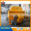 2017 hot selling twin shaft concrete mixer machine use d in Europe