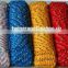 Junchi dyed color virgin pp 3 strand baler rope