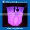 Outdoor home and garden modern plastic LED event furniture
