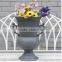 Newest Decorative Grey Metal Pot Flower