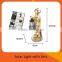 Solar Powered Meerkat with lantern polyresin garden light with 1 bright white LED light