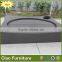 Garden furniture rattan gazebo with waterproof fabric
