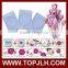 Blank Print DIY Balloon with balloon base 100 sets per pack
