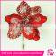 christmas decorations made in china artificial flowers making for home decoration for christmas market