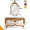 Victorian Reproduction Furniture Sets Console Table With Wall Mirror For Living Room Display