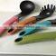 4PCS Colorful self-standing nylon kitchen utensils set