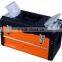 Hand Carry Iron Tool Box With Drawer 49.7x25.3x28.9cm