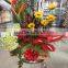 Artificial flower basket decoration, Show for wedding place, Shop open ceremony with PE material