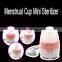 Medical Grade Lady Silicone Menstrual Cup Sterilizer