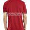 red Slim Fit T-Shirt with crew neck Custom Short Sleeves Mens T-shirt casual plain t shirt For Male