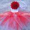 factory directly handmade sleeveless chiffon tutu shirt for babies