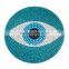 Lastest New Design Crystal Strass Sticker Rainbow Hamsa Hand Rhinestone Sticker Evil Eye Sticker DIY