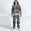 PA0007A all over reindeer printed xxxl onesie for men