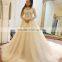 Custom Made White See Through Women Wedding Dress Empire Vintage Floor Length Princess Party Dress YDYS15B0201