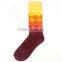 Men's British gradient cotton in tube polyester socks cheap high quality socks wholesale