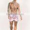 Pink camo printing shorts dip dye beach shorts for custom