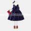 Factory Supply Full Cherry Printing Lovely Dress for Little Girls