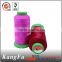 Lower price 100% polyester high tenacity sewing dyed thread for riding things