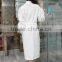 Microfiber hotel white bathrobes