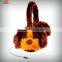 cute Head-mounted brown pet dog head set plush headset