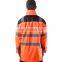 Reflective pvc Hi-Vis Raincoat reversible Rainjacket
