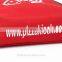 3 Pack Red Fabric Printed Shoulder Insulated Pizza Carrier
