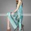 Latest Dress Stitching Designs Fashionable Women Slip Dress Summer Ethnic Beach Dress