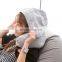 Travel Hoodie Neck Pillows With Cap U-shape Pillow for Napping