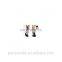 Carnival party vertical black and white stripe stocking