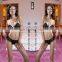 beautyslove sexy Leopard One piece bra hot girls woman sexy bra lingerie net Bra sets