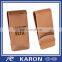 novelty golden money clip with laser engraved logo