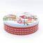 Santa Claus designed Christmas Tins with Round tin box shape