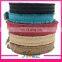Latest design 4.4cm width knitted cord for decoration piping webbing piping cord for shoe