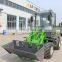 2018 Popular mini backhoe loader with snow bucket